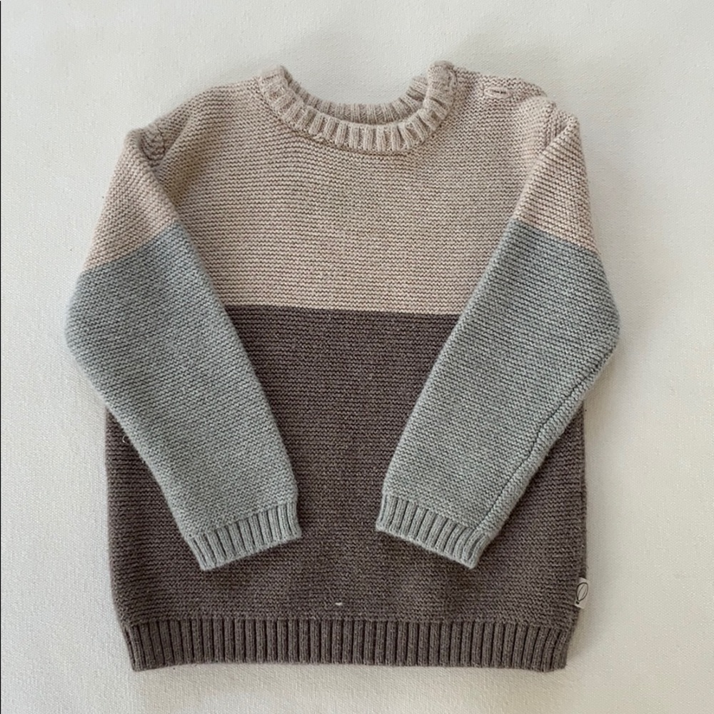 Zara baby boy neutral sweater